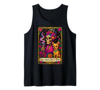 The Chihuahua Mom Tarot Card Funny Dog Mama Witchy Vibe Tank Top