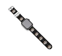The Chihuahuas Dogs Sitting Silicone Watch Band | Compatible with IWatch Waterproof Soft Replacement Strap