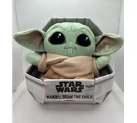 The Child Grogu Star Wars The Mandalorian Soft Toy Plush Boxed Hover Pram NEW UK