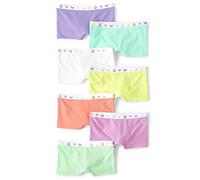 The Children's Place Girls' Underwear Shorts Variety Pack, Assorted Solids 7-pack, L