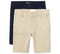 The Children's Place Girls' Uniform Chino Shorts 2-Pack Multi Clr 8
