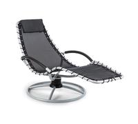 The Chiller Swing Lounger 77x85x173cm 360 Comfort ComfortMesh Black