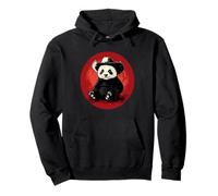 The Chillest Panda in the Wild West Outfit Pullover Hoodie
