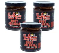 The Chilli Jam Man - Bhut Jolokia - Heat Level 8/10-200g - Pack of 3