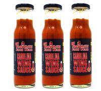 The Chilli Jam Man - Carolina Wing Sauce - Heat Level 8/10-225ml - Pack of 3