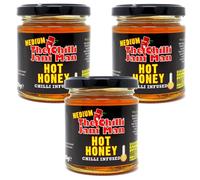 The Chilli Jam Man - Hot Honey - Heat Level 5/10-200g - Pack of 3