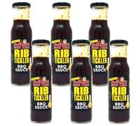 The Chilli Jam Man - Medium Rib Tickler - Heat Level 5/10-225ml - Pack of 6