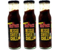 The Chilli Jam Man - Mexican Sweet Chilli Sauce - Heat Level 4/10-225ml - Pack of 3