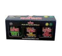 The Chilli Jam Man Mixed Box - Set of 3 Sweet Spicy Hot Chilli Pepper Relish - 3 x 200g
