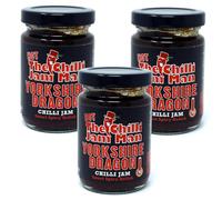 The Chilli Jam Man - Yorkshire Dragon - Heat Level 10/10-100g - Pack of 3