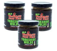 The Chilli Jam Man - Yorkshire Wolds - Heat Level 2/10-200g - Pack of 3