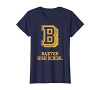 The Chilling Adventures of Sabrina Baxter High School T-Shirt, Women, Navy Blue, Large