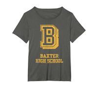 The Chilling Adventures of Sabrina Baxter High School T-Shirt, Women's Plus, Asphalt Grey, 4X