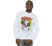 The Chilling Adventures Of Sabrina Men's Icon Skull Sweatshirt in White | Size: Large The Chilling Adventures Of Sabrina White L