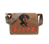 The Chinese People's Liberation Army Shoulder Bag-Retro Style Is Very Nostalgic, Suitable for Cosplay and Collection