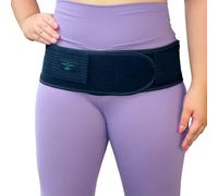 The Chiropractic Belt SI Belt, Sacroiliac Belt for Women & Men, Hip Brace for Sciatica Pain Relief, Scientifically Engineered To Relieve Lower Back Pain, Fits XS to Plus Size, XS 28"- 34" Black