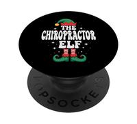 The Chiropractor Elf Funny Christmas Matching Family Group PopSockets Adhesive PopGrip