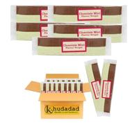 The Choc Mint Nougat Bars 130g - Mint Chocolate Flavoured Nougat | Soft & Chewy Traditional Sweet | Classic Seaside Treat (5x)