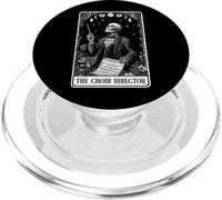 The Choir Director Chorister Skeleton Tarot Card Witchy Moon PopSockets PopGrip for MagSafe
