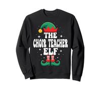 The Choir Teacher Elf Funny Christmas Matching Family Sweatshirt