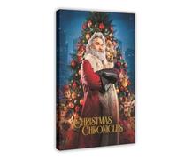 The Christmas Chronicles 2018 Poster Canvas Poster Wall Art Decor Print Picture Paintings for Living Room Bedroom Decoration Frame-style 20x30inch(50x75cm)
