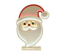 The Christmas Gift Co. LED Infinity Santa Mirror Light The Christmas Gift Co. Multicolor