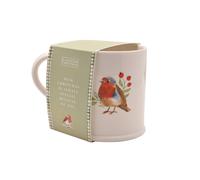 The Christmas Gift Co. Robin Mug - Mum in White The Christmas Gift Co. White