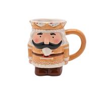 The Christmas Gift Co. Santa & Friends Ceramic Gingerbread Nutcracker Mug The Christmas Gift Co. Multicolor