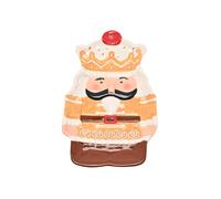 The Christmas Gift Co. Santa & Friends Ceramic Gingerbread Nutcracker Plate The Christmas Gift Co. Multicolor