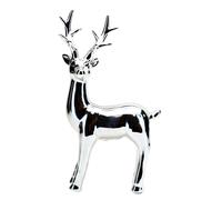 The Christmas Gift Co. Silver Standing Stag The Christmas Gift Co. Multicolor