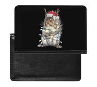 The Christmas Mouse in Trouble Travel Passport Holder Wallet | Women Men Slim with ID Card Slot Case Must Haves