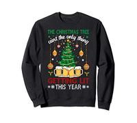 The Christmas Tree Aint the Only Thing Getting Lit Gift Sweatshirt