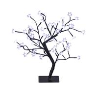 The Christmas Workshop 45cm LED Blossom Tree Christmas Decoration | 48 Bright White LED Lights, Cherry Blossom Tree Light for Indoor Home, Office and Tabletop Display