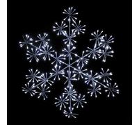 The Christmas Workshop 60Cm Blue & White Light-Up Snowflake