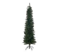 The Christmas Workshop 70010 6ft Slimline Green Christmas Tree | Artificial Indoor Christmas Decoration | Includes Metal Christmas Tree Stand | 560 Tips