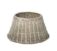 The Christmas Workshop 70259 Christmas Tree Skirt / 50cm Bottom Diameter, 33cm Top Diameter / 28cm High/Stylish Glittery Ash Coloured Natural Willow