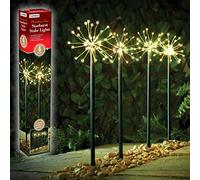 Christmas Workshop 4pc 160 LED Starburst Path Light - Warm White