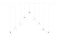 The Christmas Workshop 70379 Starburst Curtain Light, Warm White