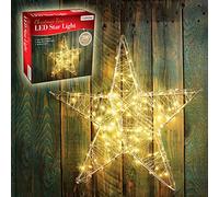 The Christmas Workshop 70389 3D Metal Star 200 Warm White LED Lights