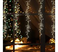 Christmas Workshop 240 LED Waterfall Curtain Chaser Lights - Warm White