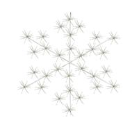 The Christmas Workshop 70549 60CM Starburst Snowflake Christmas Light