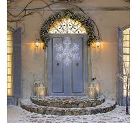 The Christmas Workshop 70569 60CM Starburst Snowflake Christmas Light (Blue/White)