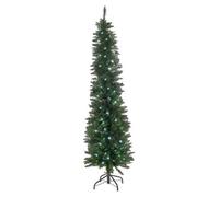 The Christmas Workshop 70660 6Ft Pre-Lit Slimline Green Artificial Christmas Tree