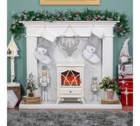 The Christmas Workshop 70819 6ft Christmas Garland/Indoor Christmas Decorations / 180 Tips With 6 Pinecones & 5 Berry Bunch Finish