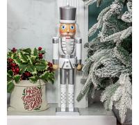 The Christmas Workshop 71049 50Cm Tall Wooden Nutcracker Soldier