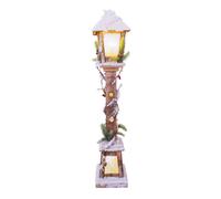 Christmas Workshop 85cm LED Snow Tipped Wood Lamp Post