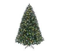 The Christmas Workshop 71240 200 Led Pre-Lit Frosted Berry Artificial Christmas Tree