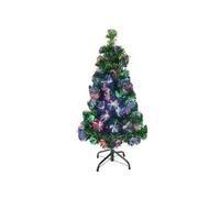 The Christmas Workshop 73550 3ft Fibre Optic Tree | Artificial Indoor Christmas Decoration | Includes Sturdy Metal Stand | 100 Tips