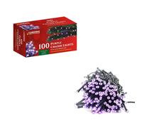 The Christmas Workshop 75010 100 Purple LED Chaser Christmas Lights