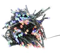 The Christmas Workshop 75490 240 Multi-Coloured Static String Lights / Christmas Tree Lights / Mains Operated / Indoor or Outdoor Fairy Lights / 16.7 Metres